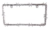 Barb Barbed Wire Auto, Truck, Chrome Die Cast License Plate Frame
