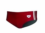 Arena Boy's Seas Youth Xtra Life Lycra Brief Swimsuit, Berry Red, 28