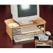 Monitor Stand-Also A Deluxe Organizer (Natural) (7 1/2H x 22W x 14.5D)