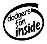 Dodgers Fan Inside Vinyl Graphic Sticker Decal