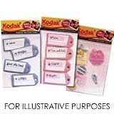 Kodak Dimensional Self Adhesive Stickers - General Baby Tag Assortment