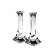 Miller Rogaska by Reed & Barton Crystal Tango 8-Inch Candlesticks, Pair