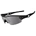 Oakley Men's Radar Pitch Sunglasses,Matte Black Frame/Grey Lens,one size