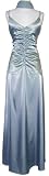 Ruched Satin Crystal Formal Gown Bridesmaid Dress