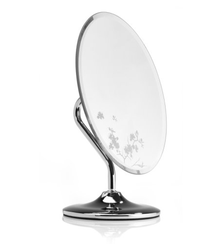 Mirrored Collection Oval Printed Mirror