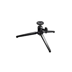 Manfrotto 709B Tischstativ Digi (Dreibein-Stativ, integrierter Mini- Kugelkopf, 360 Grad Schwenkung) schwarz