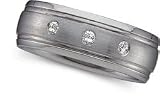 Men's Sz. 11 Diamond Titanium Band