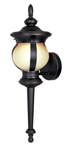 World Imports Lighting 9090-55 Barnsley Outdoor 1-Light Exterior Wall Lantern, Aged Bronze, 7-1/4-Inch Width