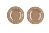 Emile Henry 9-inch Soup/Pasta Bowls, Set of 2, Sand