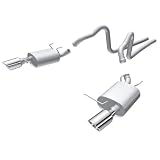 Borla 140376 Stainless Steel Cat-Back Exhaust System for Mustang 2011 3.7L V6 AT MT... by Borla