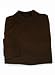 Apparel : Roberto Villini Mocha Brown Merino Wool Mock Neck Pullover