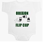Oregon Flip Cup Baby Ultrasoft Onesie