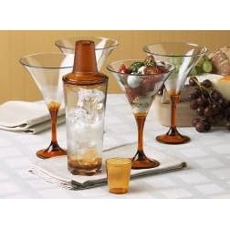 Tupperware Sheerly Elegant Cocktail Glasses by Tupperware