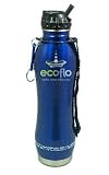 Ecoflo Stainless Steel Water Filter Bottle /26oz, Blue