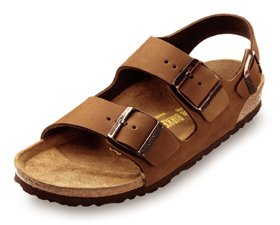 Birkenstock Milano Leather Cocoa Nubuck