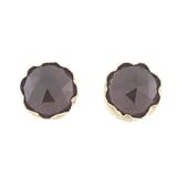 Garnet Rose Cut Earrings by Avi Soffer, 1/2