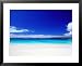 Bay of Chateaubriand, Lifou Island, Loyalty Islands, New Caledonia Places Framed Art Poster Print by Peter Hendrie, 31x25
