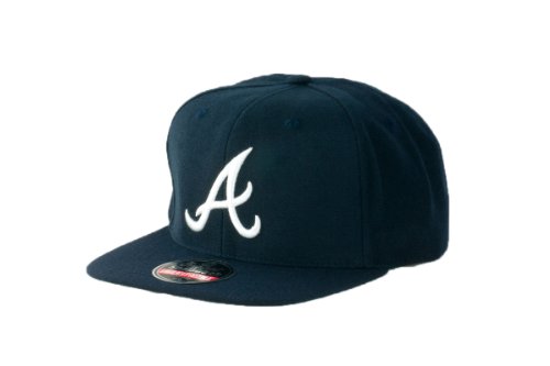 MLB Men's Atlanta Braves Cooperstown 400 Snapback Cap (Navy, Adjustable)