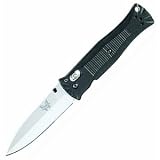 Benchmade 530 Benchmade Pardue Folding Knife Stainless Plain Mod Spear Point/Dual Thumb Stud Axis Lock/Pocket Clip 3.25 Noryl Box