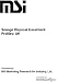 Book Sewage Disposal Investment Profiles: UK