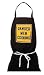Kitchen & Housewares : Danger Men Cooking Apron - Black 303010