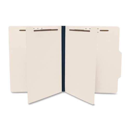 SJ Paper 6-Section Top Tab Economy Classification Folders, 2/5 Right-of-Center, 25 Count (S59700) On Sale