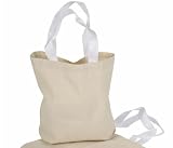 ~ 12 ~ Canvas Tote Bags ~ Natural Color ~ 8
