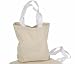 ~ 12 ~ Canvas Tote Bags ~ Natural Color ~ 8" X 8" ~ NEW
