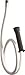 Chicago Faucets 739-053KJKABNF Lead Free Vinyl Hose Assembly, 53", White