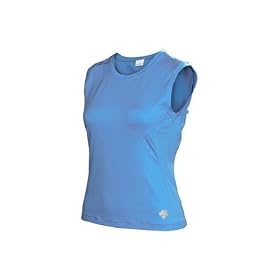 Buy Descente 2008 Ladies Twirl Sleeveless Cycling Top - Azure - 13217az