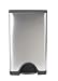 Kitchen & Housewares : Simplehuman CW1814 Rectangular Fingerprint-Proof Step-On Waste Can, Stainless