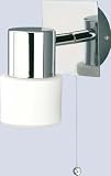 Badlampe Spiegelleuchte mit Zugschalter Surfline Briloner 2168-018 Chrom