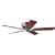 Hunter 20807 Low Profile III 52-Inch Antique-Pewter Ceiling Fan with 5 Walnut/Light-Cherry Blades