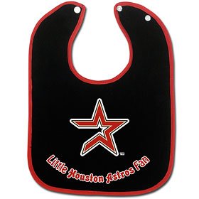 Houston Astros 2-Tone Snap Baby Bib