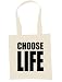 Choose Life Tote / Shoulder bag (choice of colour)