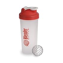 BlenderBottle 28-Ounce with BlenderBall, Red