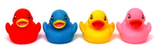 Childrens Toyshop  Toys : Flashing Floating Rubber Duck - Assorted Colors