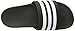 adidas Unisex-Child Adilette SC Sandal, Core Black/White/Core Black, 11K