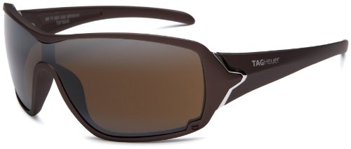Tag Heuer Racer 9201 Oversized Sunglasses,Brown Frame/Brown Gradient Lens,one size