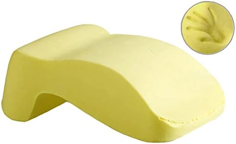 AWEN Slow Rebound Memory Foam Face Down Sleeping Pillow for Nap with Velvet Cover- Excellent Work Well on Classroom, Home, Office, Car and Wheelchairs- Size: 12.2''*9.05''*4.33'' (Coffee)