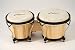 Crescent Tunable Natural Wood Bongo Set