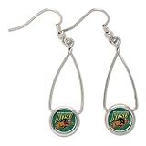 North Dakota State Bison Official Logo Earrings
