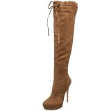 31S3%2BjvtW%2BL. SL160  bebe Womens Holbrook Platform Boot,Sand Suede,8 M US