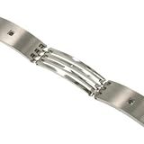 Titanium Bracelet Titanium Bracelet with combination of matte and shiny polish-2 set diamonds Width: 11.5mm Length: 8.75 (adjustable)