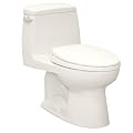TOTO MS854114S-01 Ultramax Elongated One Piece Toilet, Cotton White
