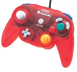 ゲームキューブ用 ホリパッドキューブ クリアレッド