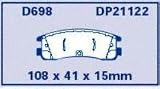 EBC Brake DP21122 Rear Premium Organic Pads