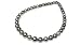 10 x 11mm natural multicolor Black Tahitian south sea cultured pearl round necklace 17