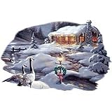 Lights By Snowy Lake~shimmer Adult Sweatshirt