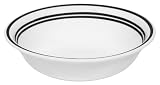 Corelle Livingware 10-Ounce Dessert Bowl, Classic Caf¿ Black